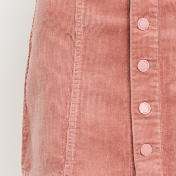 Black High Rise Corduroy Mini Skirt - Picture 5 of 8